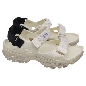 Suicoke x Lanvin Wake Curb LNV Sandals in White Rubber